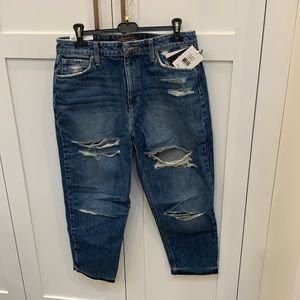 Joe’s jeans high rise boyfriend crop